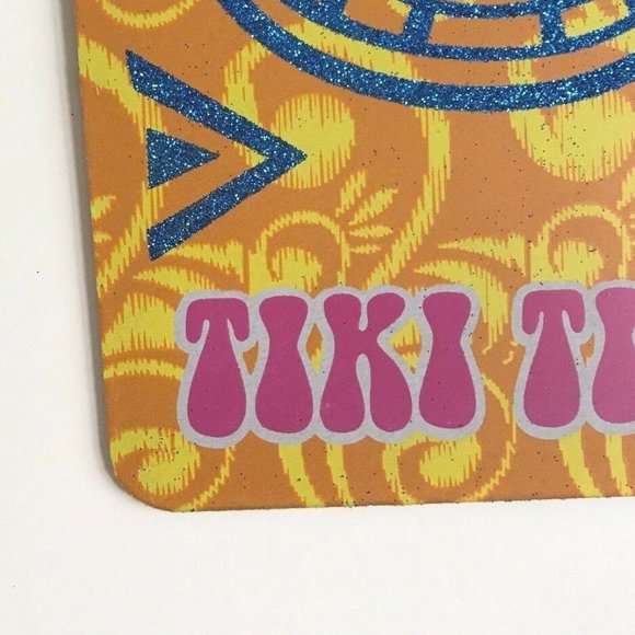 TIKI TIME Bar Luau Aloha Hawaiian Hibiscus Wood Sign Door Wall Island Decor Rope - Picture 7 of 9